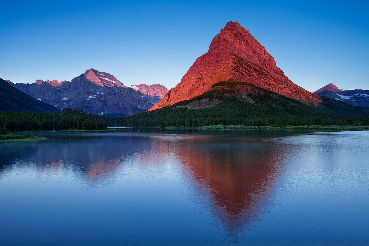 Mountain and lake picture
