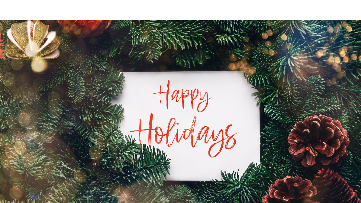 Happy Holidays banner